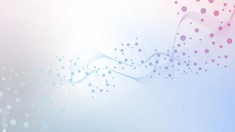 Structure molecule and communication Dna, atom, neurons. Science concept for Stock Illustration