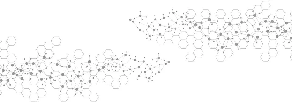 Structure molecule and communication Dna, atom, neurons. Science concept for 库存插图