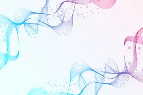 Structure molecule and communication Dna, atom, neurons. Science concept for Stock Illustration