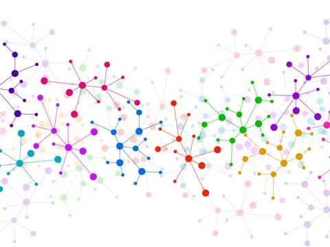 Structure molecule and communication, scientific background. Technology com.. 스톡 일러스트