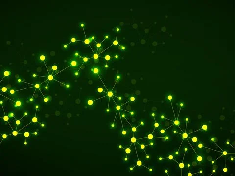 Structure molecule and communication, scientific background. Medicine, scie.. Illustrazione stock