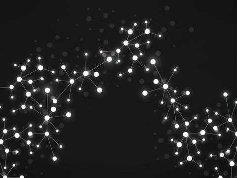 Structure molecule and communication, scientific background. Medicine, scie.. Illustrazione stock