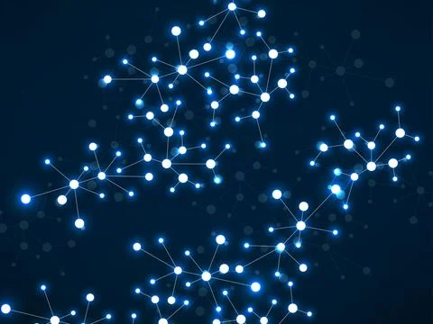 Structure molecule and communication, scientific background. Medicine, scie.. Stock Illustration