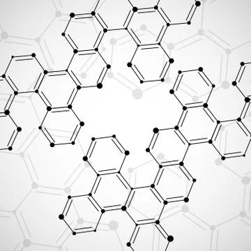 Structure molecule of DNA. Abstract background, vector illustration, eps 10 Illustrazione stock