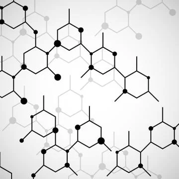 Structure molecule of DNA. Abstract background. Vector Stock Illustration