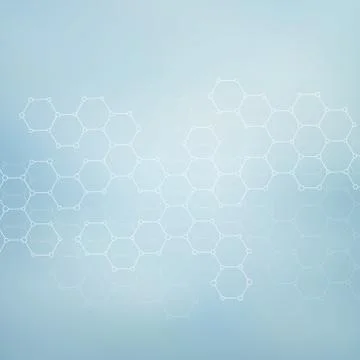 Structure molecule of DNA and neurons. Abstract background. Medicine, science Stock Illustration