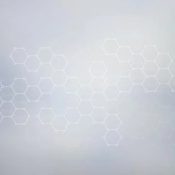 Structure molecule of DNA and neurons. Abstract background. Medicine, science Stock Illustration