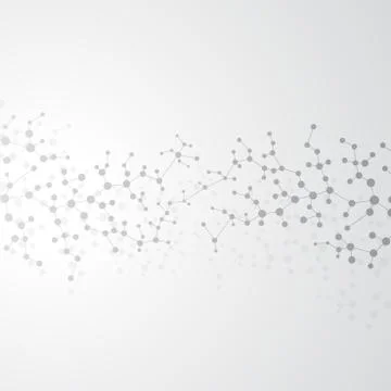 Structure molecule of DNA and neurons. Abstract background. Medicine, science Stock Illustration