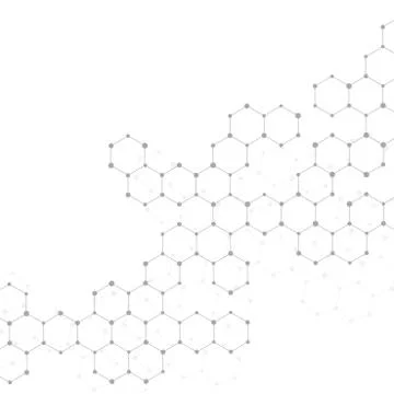 Structure molecule of DNA and neurons. Abstract background. Medicine, science Stock Illustration