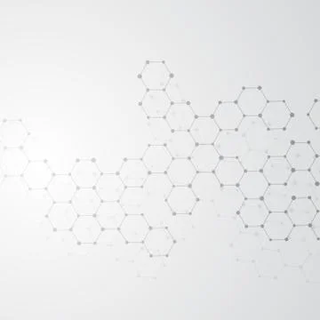 Structure molecule of DNA and neurons. Abstract background. Medicine, science Stock Illustration