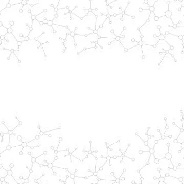 Structure molecule of DNA and neurons. Abstract background. Medicine, science Stock Illustration