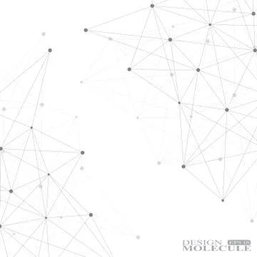 Structure molecule of DNA and neurons. Abstract background. Medicine, science Stock Illustration