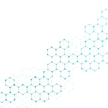 Structure molecule of DNA and neurons. Abstract background. Medicine, science Stock Illustration