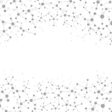 Structure molecule of DNA and neurons. Abstract background. Medicine, science Stock Illustration