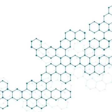 Structure molecule of DNA and neurons. Abstract background. Medicine, science 库存插图