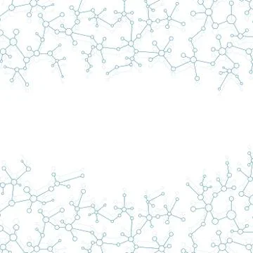 Structure molecule of DNA and neurons. Abstract background. Medicine, science 스톡 일러스트