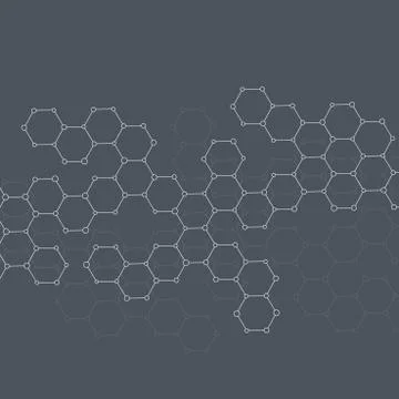 Structure molecule of DNA and neurons. Abstract background. Medicine, science Stock Illustration