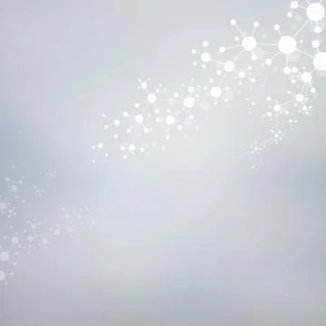 Structure molecule of DNA and neurons. Abstract background. Medicine, science Stock Illustration