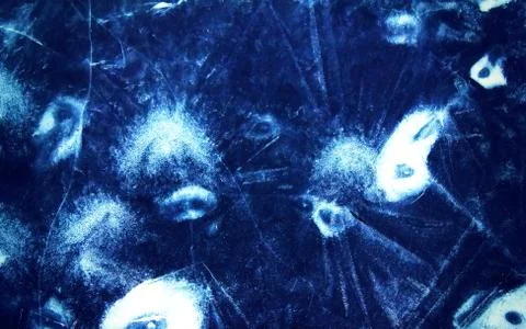 Structure, pattern and crystals of newly formed ice 写真素材