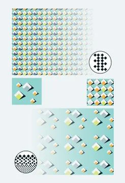 Structure patterns Stock Illustration
