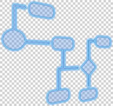 Structure of pedigree chart Illustrazione stock
