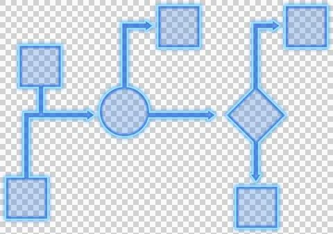 Structure of pedigree chart Stock Photos