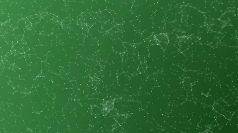 The structure of the plexus on a green background. 3d rendering. Abstract Stock Footage 111280591