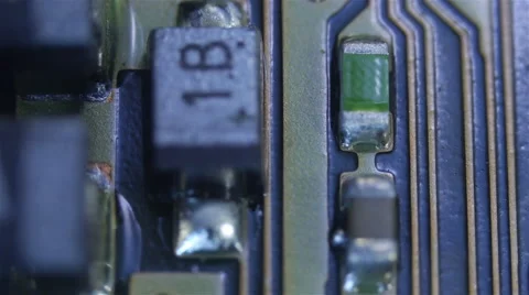 The structure of the printed circuit board Stock Footage 42641763