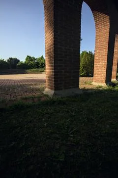 Structure resembling an amphitheatre Stock Photos