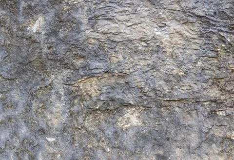 The structure of the rock surface in the section, quarrying in the natural en Stock Photos