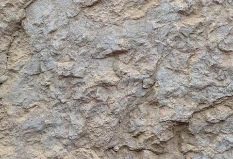 The structure of the rock surface in the section, quarrying in the natural en Stock Photos