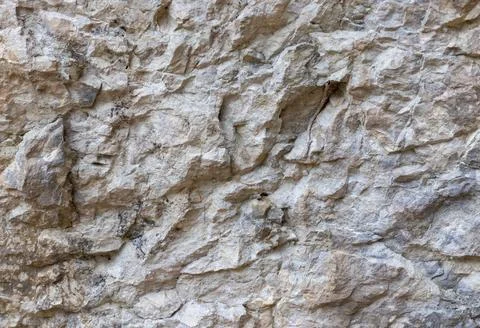 The structure of the rock surface in the section, quarrying in the natural en Stock Photos