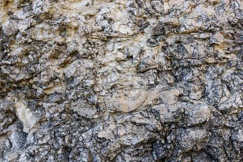 The structure of the surface of natural stone in the canyon of mountain rocks Foto stock