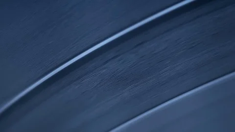 Structure, texture and surface pattern of vinyl disc. Macro. Closeup Stock Footage 82741996