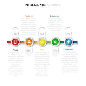 Structure timeline Stock Illustration