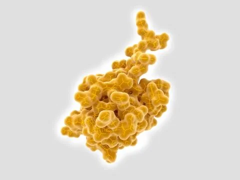 Structure of ubiquitin Stock Illustration