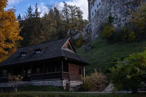 Structure under Bran Castle Stock Photos
