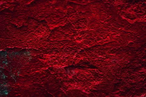 Structure. Wall red abstraction. Dark Backgrounds. Lava frozen. Paint spots.  Stock Photos