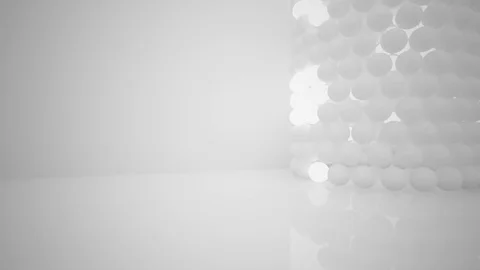 The structure of the white spheres. DNA.  Stock Footage 83638478