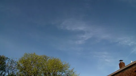 Structured Cirrus Stock Footage 54708157