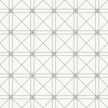 Structured cross grid pattern, seamless pattern in line design. cross, grid Stock Illustration