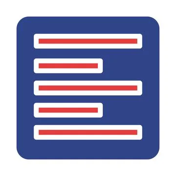 Structured data graphic representation for information management and sorting Stockillustratie