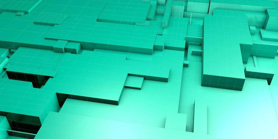 Structured Data Model Stock Illustration