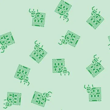 Structured data seo glyph vector seamless pattern Stock Illustration