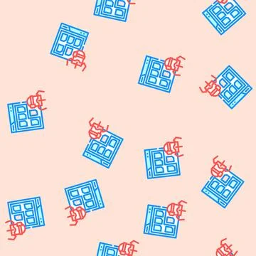 Structured data seo vector seamless pattern Stock Illustration