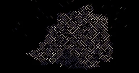 Structured Diagonal Motion Build of Vatican City Map Video stock 328427264