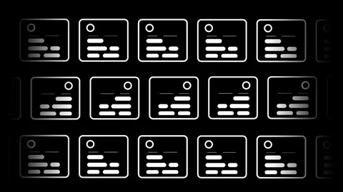 Structured Grid Blocks Stock Footage 336064009
