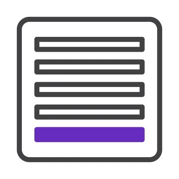 Structured Interface: Simplified content display with highlighted actionabl.. イラスト素材