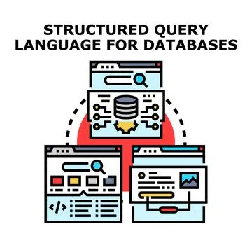 Structured query language for database management system イラスト素材