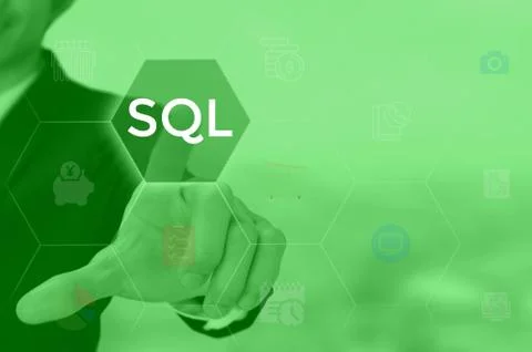 Structured query language(SQL) concept 스톡 사진